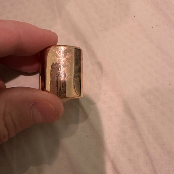 HENRI BENDEL Gold Statement Ring - Picture 1 of 4